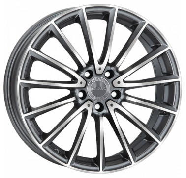 Mak Komet W8 R18 PCD5x112 ET43 DIA66.6 gun metal mirror